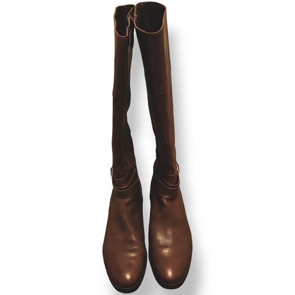 Cole Haan Catskills Boot Chestnut Brown Leather Equestrian 7.5B W01148 - Picture 2 of 7